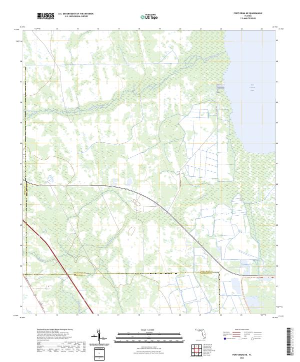 Fort Drum NE topographic map thumbnail