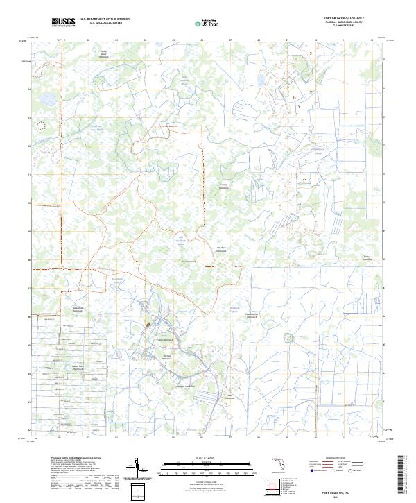 Fort Drum SW topographic map thumbnail
