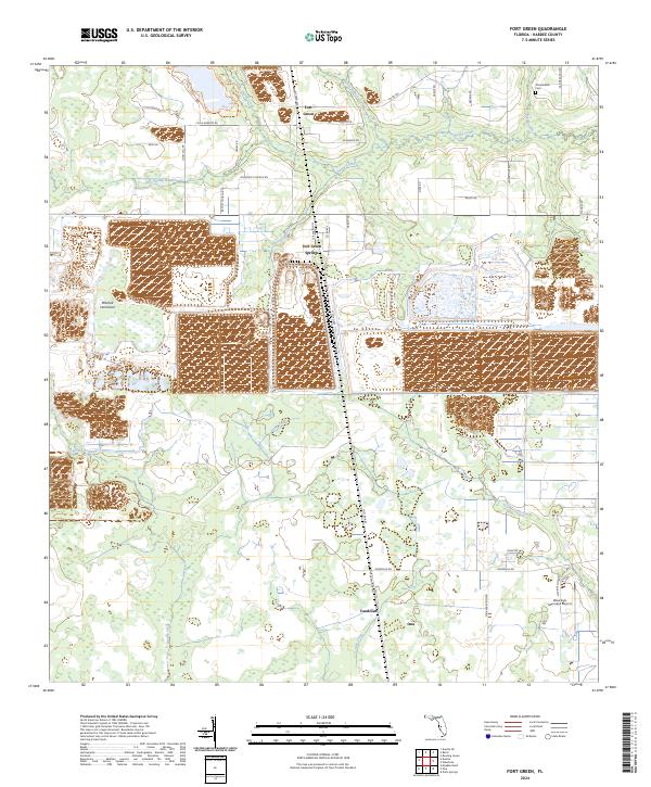Fort Green topographic map thumbnail