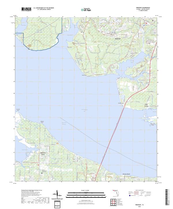 Freeport topographic map thumbnail