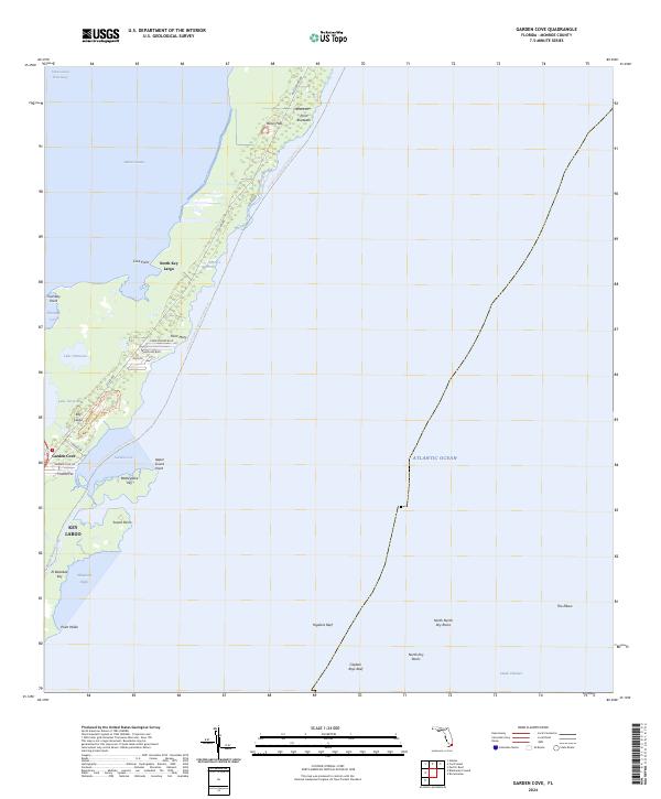 Garden Cove topographic map thumbnail