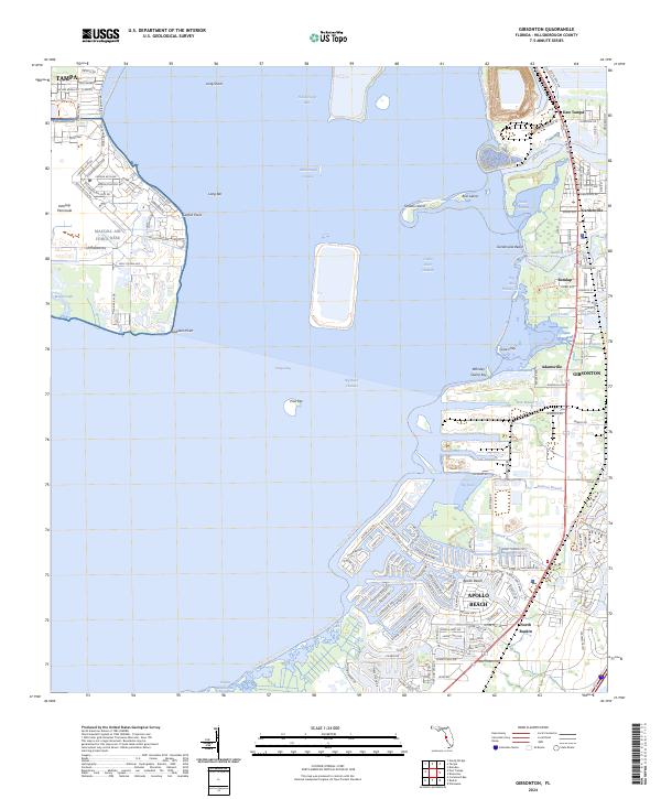 Gibsonton topographic map thumbnail
