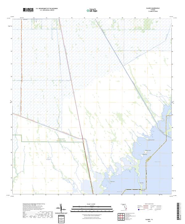 Glades topographic map thumbnail