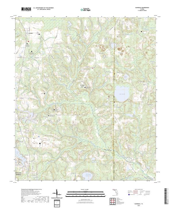 Glendale topographic map thumbnail
