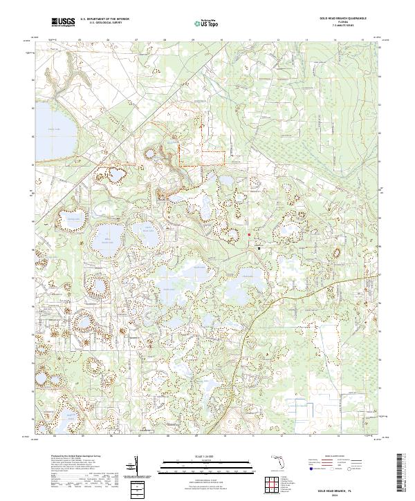 Gold Head Branch topographic map thumbnail