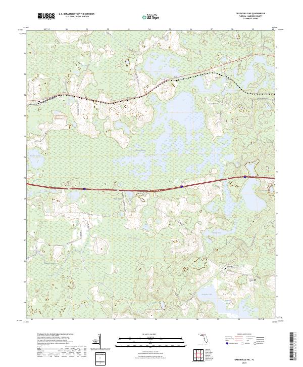 Greenville NE topographic map thumbnail