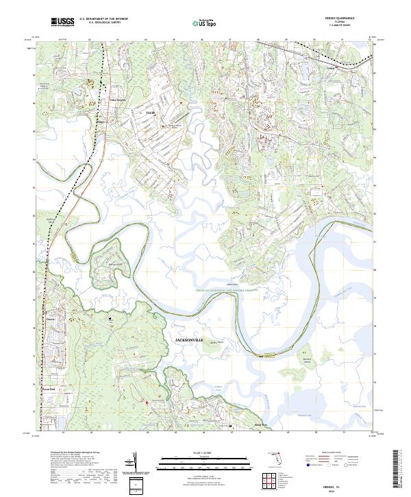 Hedges topographic map thumbnail