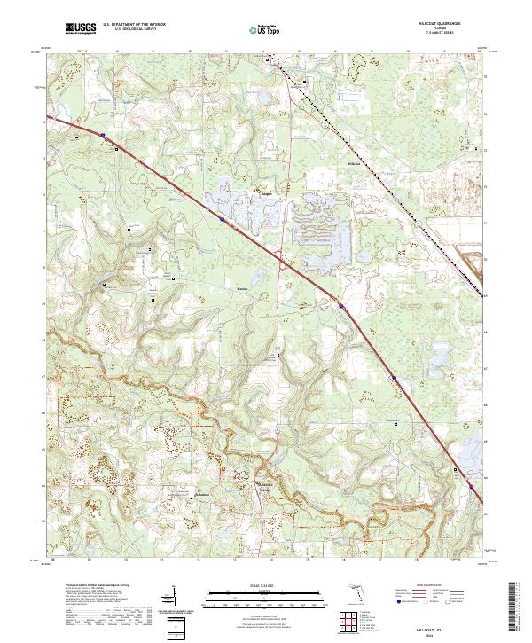 Hillcoat topographic map thumbnail