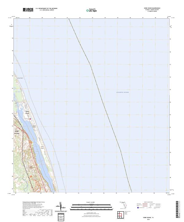 Hobe Sound topographic map thumbnail