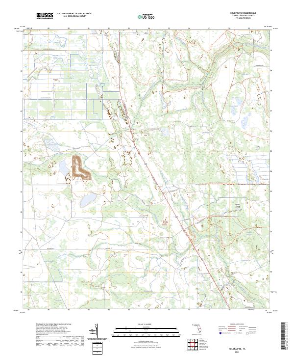 Holopaw SE topographic map thumbnail