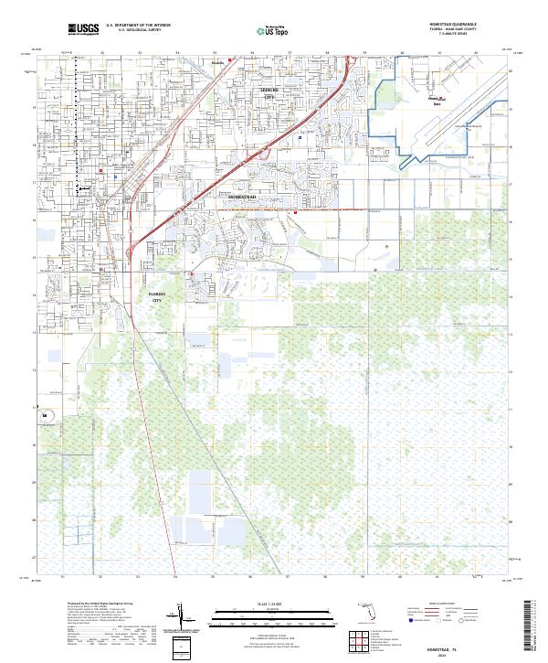 Homestead topographic map thumbnail