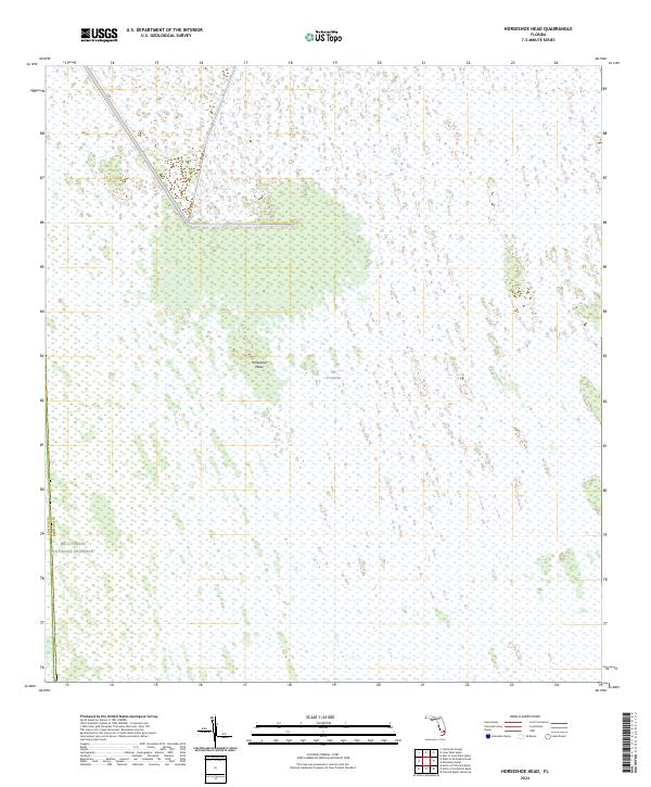 Horseshoe Head topographic map thumbnail