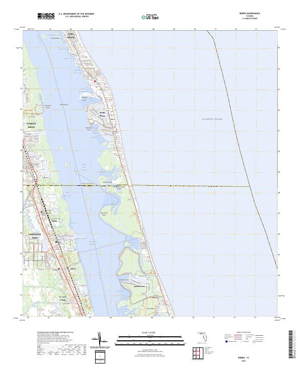 Indrio topographic map thumbnail
