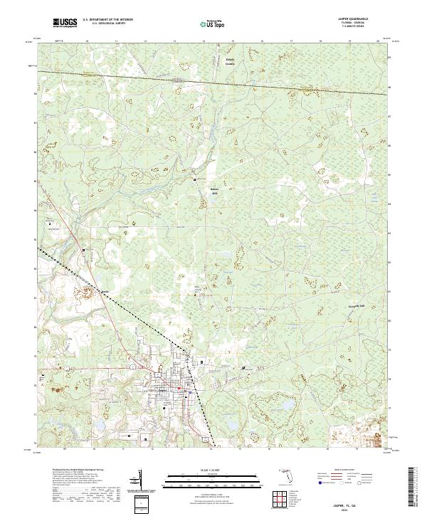 Jasper topographic map thumbnail