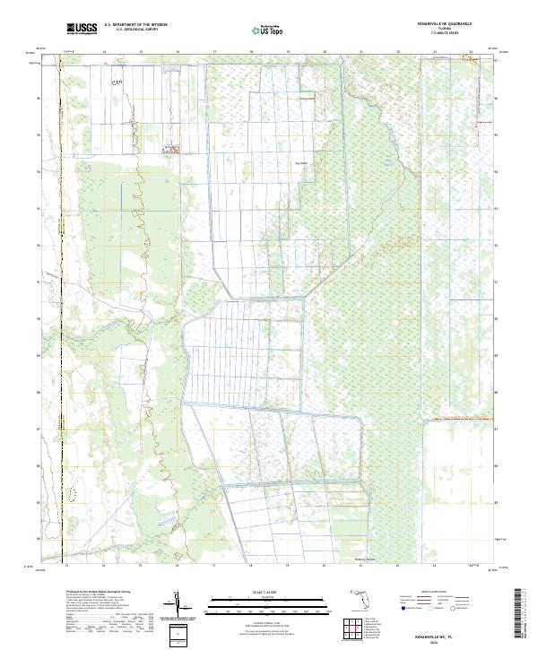 Kenansville NE topographic map thumbnail