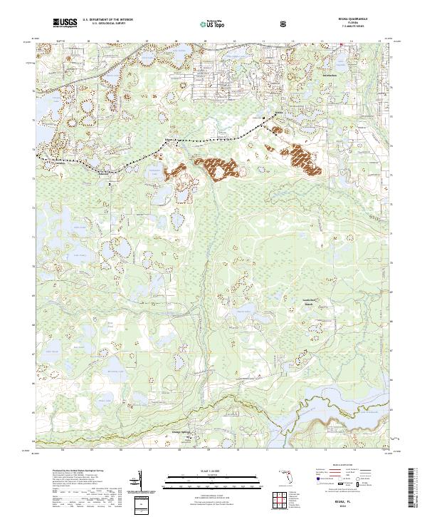 Keuka topographic map thumbnail