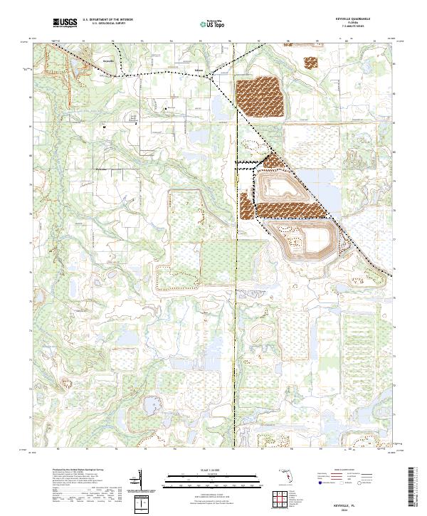 Keysville topographic map thumbnail
