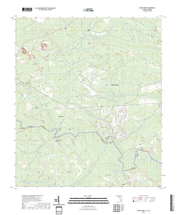 Kings Ferry topographic map thumbnail