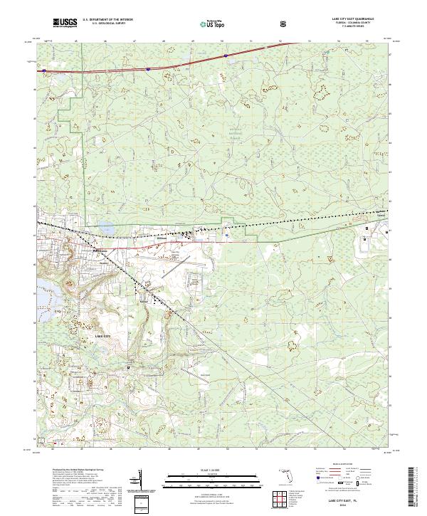 Lake City East topographic map thumbnail