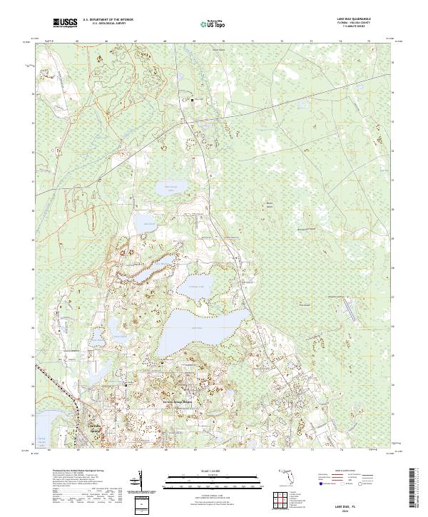 Lake Dias topographic map thumbnail
