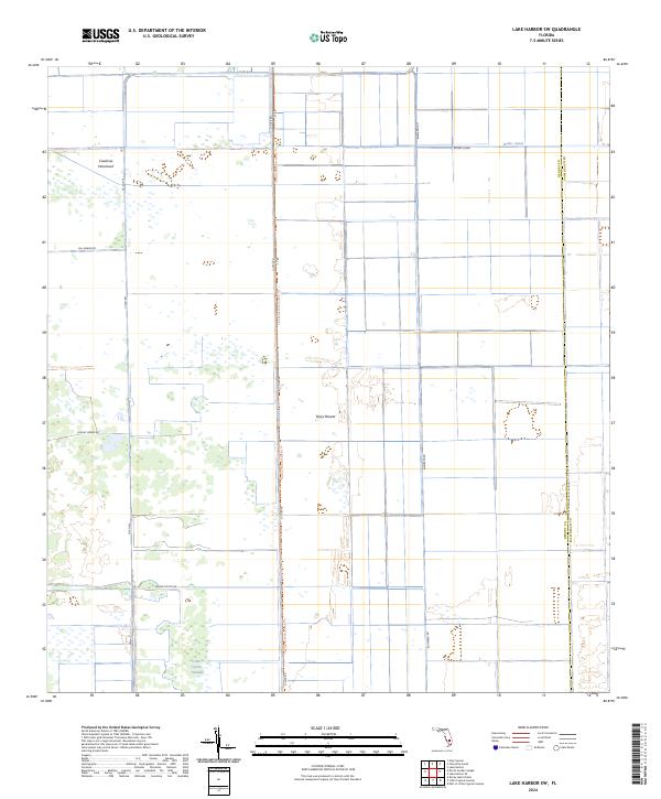 Lake Harbor SW topographic map thumbnail