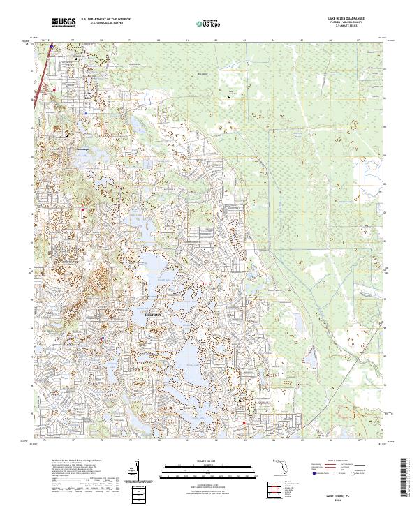 Lake Helen topographic map thumbnail