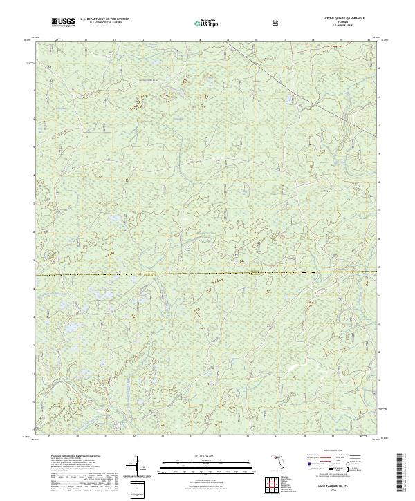 Lake Talquin SE topographic map thumbnail