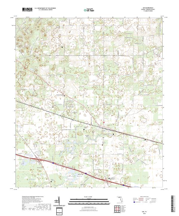 Lee topographic map thumbnail