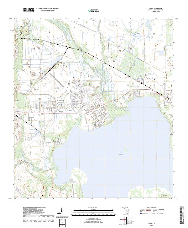 Lorida topographic map thumbnail