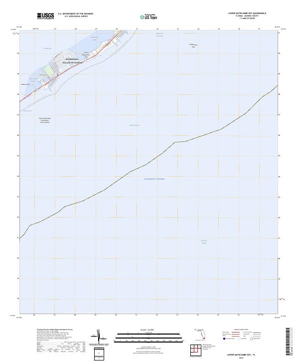 Lower Matecumbe Key topographic map thumbnail