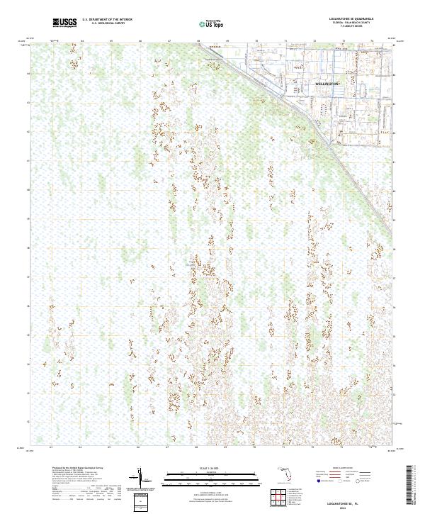Loxahatchee SE topographic map thumbnail
