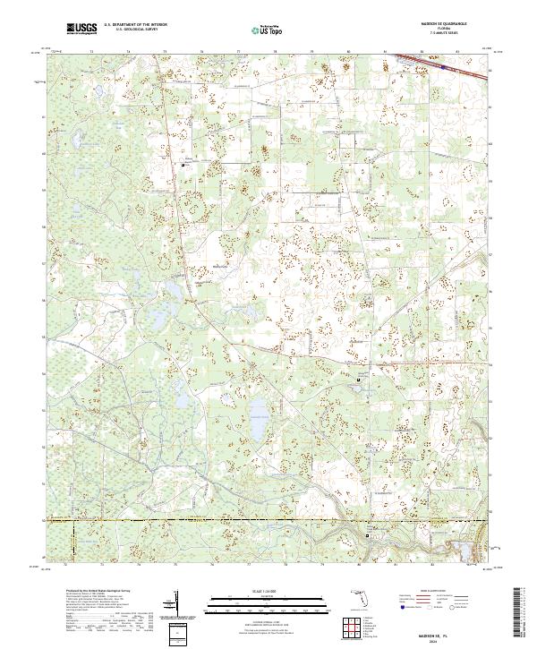 Madison SE topographic map thumbnail