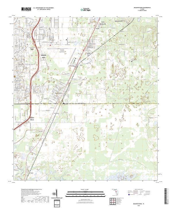 Masaryktown topographic map thumbnail