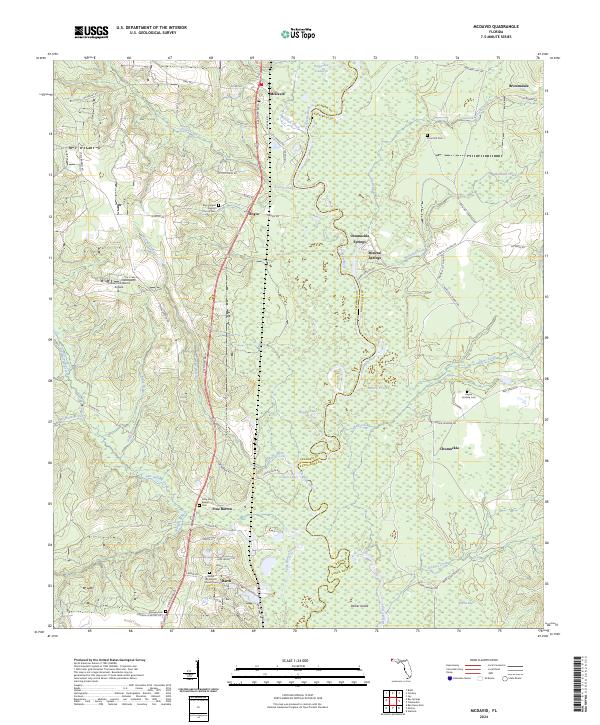 McDavid topographic map thumbnail