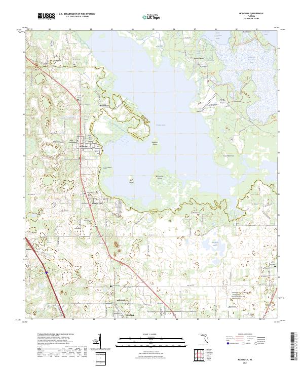 McIntosh topographic map thumbnail