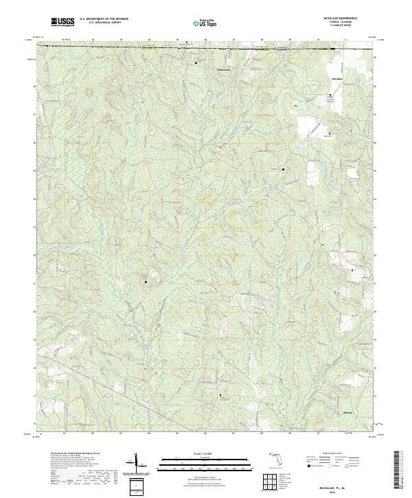 McLellan topographic map thumbnail