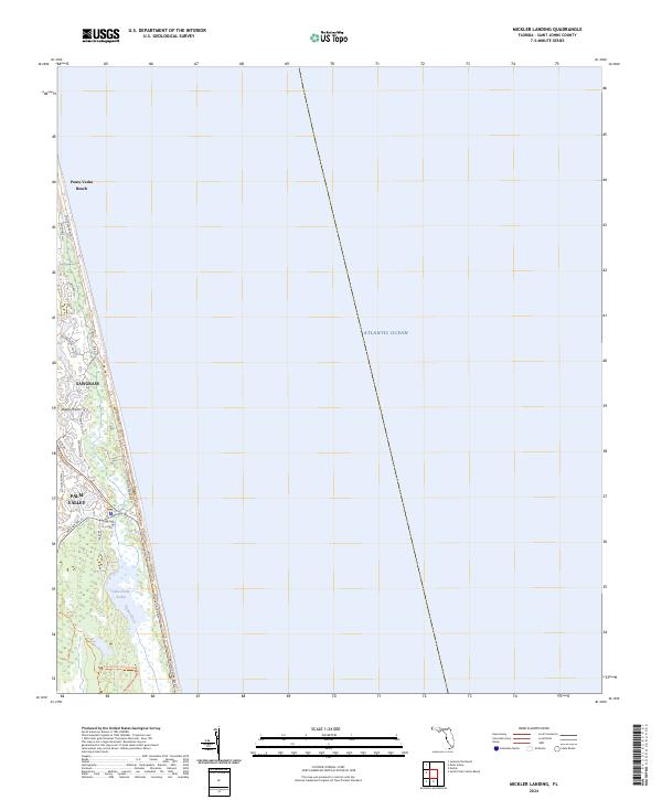 Mickler Landing topographic map thumbnail