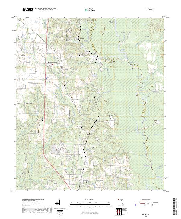 Molino topographic map thumbnail