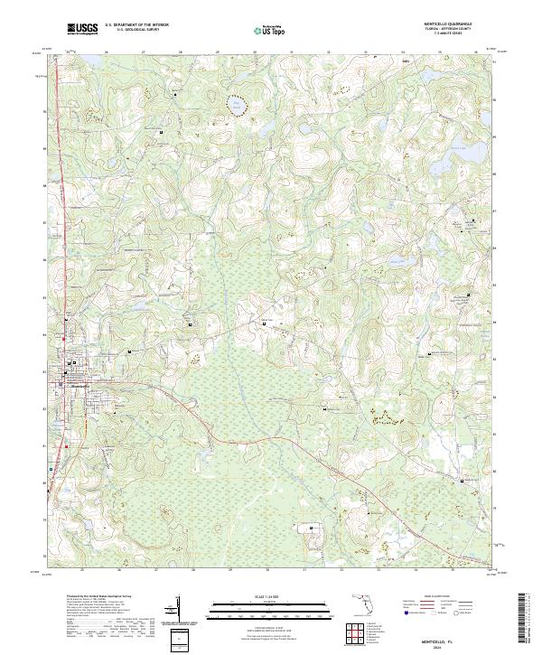Monticello topographic map thumbnail