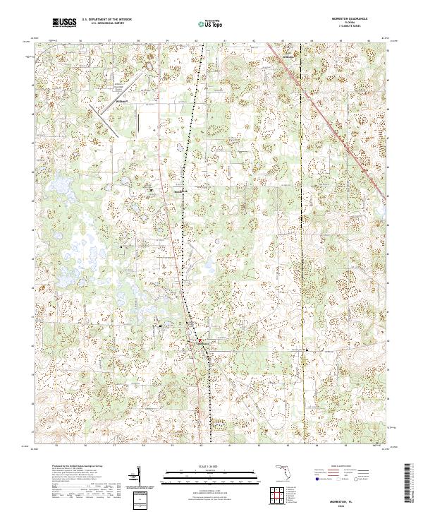Morriston topographic map thumbnail
