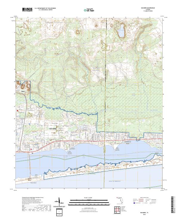 Navarre 2024 topographic map thumbnail