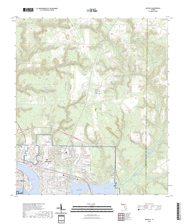 Niceville topographic map thumbnail