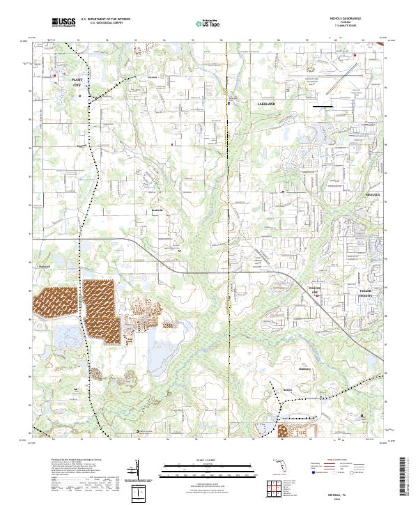 Nichols topographic map thumbnail