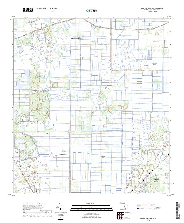 North of Bluefield topographic map thumbnail