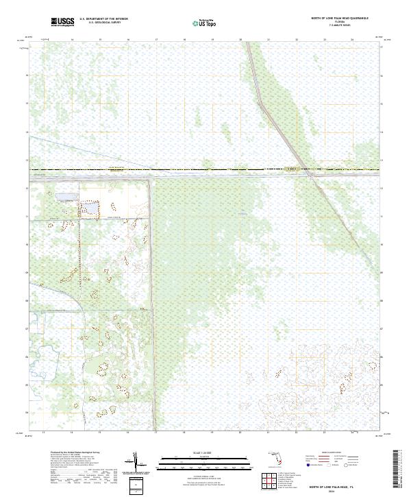 North of Lone Palm Head topographic map thumbnail