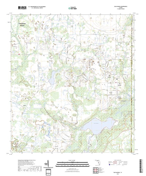 Old Myakka topographic map thumbnail