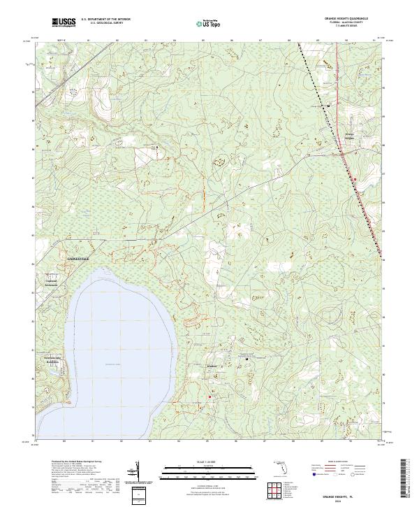 Orange Heights topographic map thumbnail