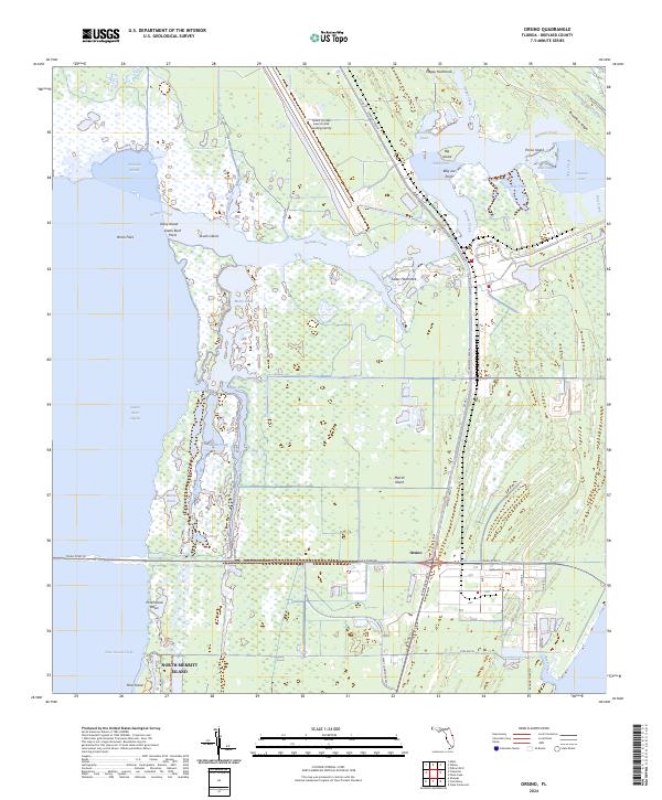 Orsino topographic map thumbnail