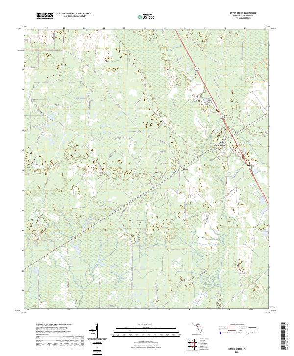 Otter Creek topographic map thumbnail