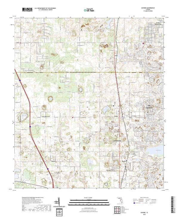 Oxford topographic map thumbnail